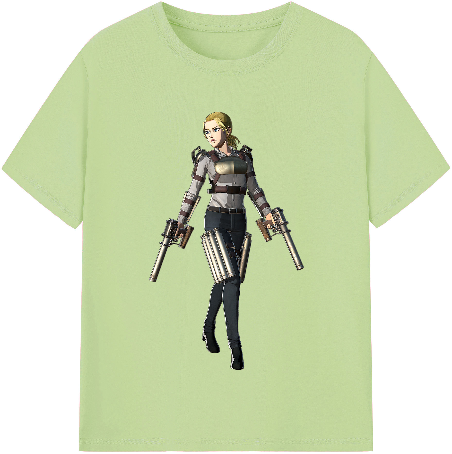 （画像用） 進撃の巨人 Attack on Titan 綿100％半袖Tシャツ（フロントプリント）